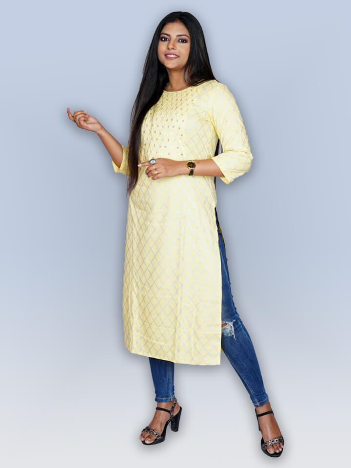 Kurti and Jeans